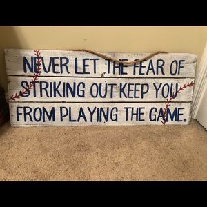 Baseball decor